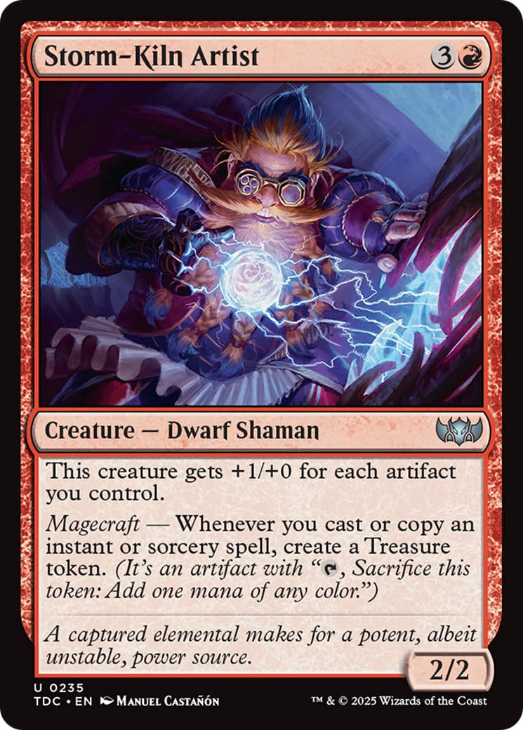 Magic: The Gathering - Storm-Kiln Artist - Tarkir: Dragonstorm Commander
