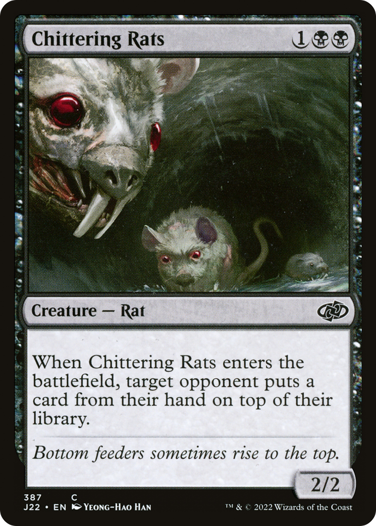 Magic: The Gathering - Chittering Rats - Jumpstart 2022