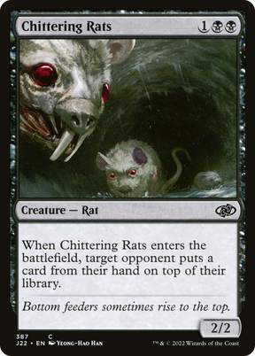 Magic: The Gathering - Chittering Rats - Jumpstart 2022