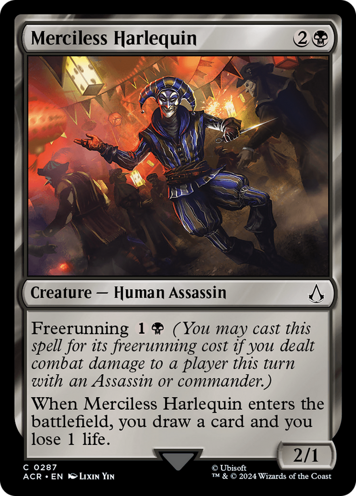 Magic: The Gathering - Merciless Harlequin - Assassin's Creed