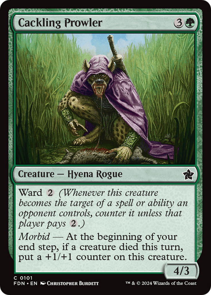 Magic: The Gathering - Cackling Prowler - Foundations