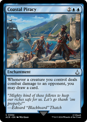 Magic: The Gathering - Coastal Piracy Foil - Assassin's Creed