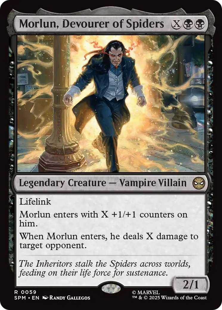 Magic: The Gathering - Morlun, Devourer of Spiders Foil - Marvel's Spider-Man