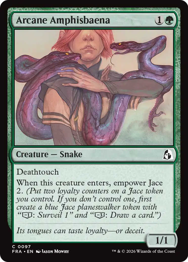Magic: The Gathering - Arcane Amphisbaena - Reality Fracture