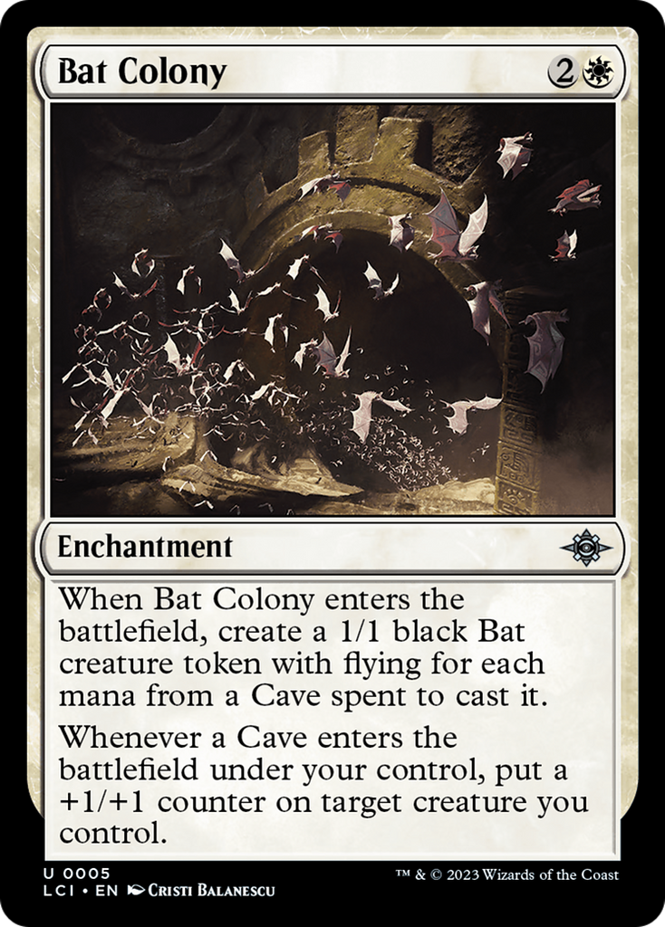 Magic: The Gathering - Bat Colony - The Lost Caverns of Ixalan