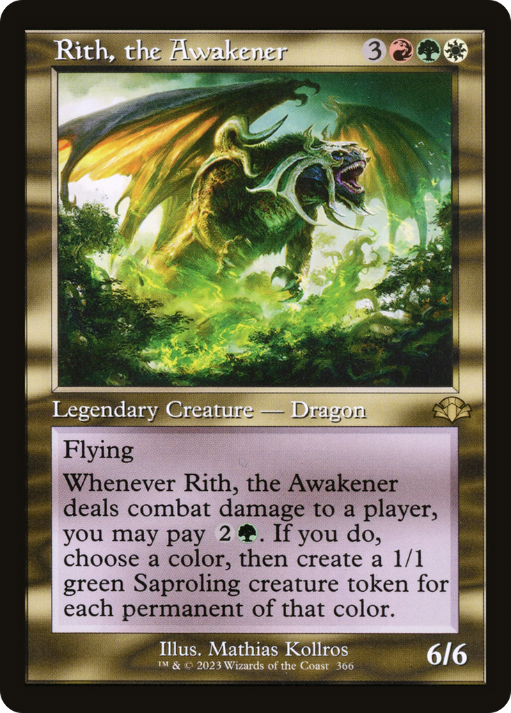 Magic: The Gathering - Rith, the Awakener Foil - Dominaria Remastered