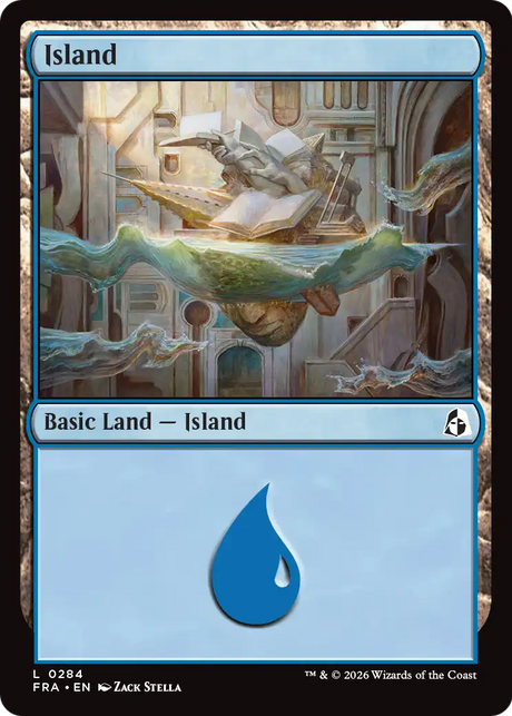Magic: The Gathering - Island #284 Foil - Reality Fracture