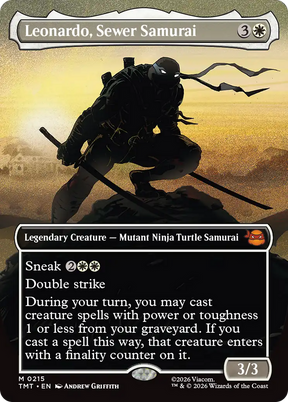 Magic: The Gathering - Leonardo, Sewer Samurai - Teenage Mutant Ninja Turtles