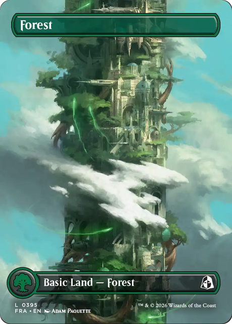 Magic: The Gathering - Forest #395 - Reality Fracture