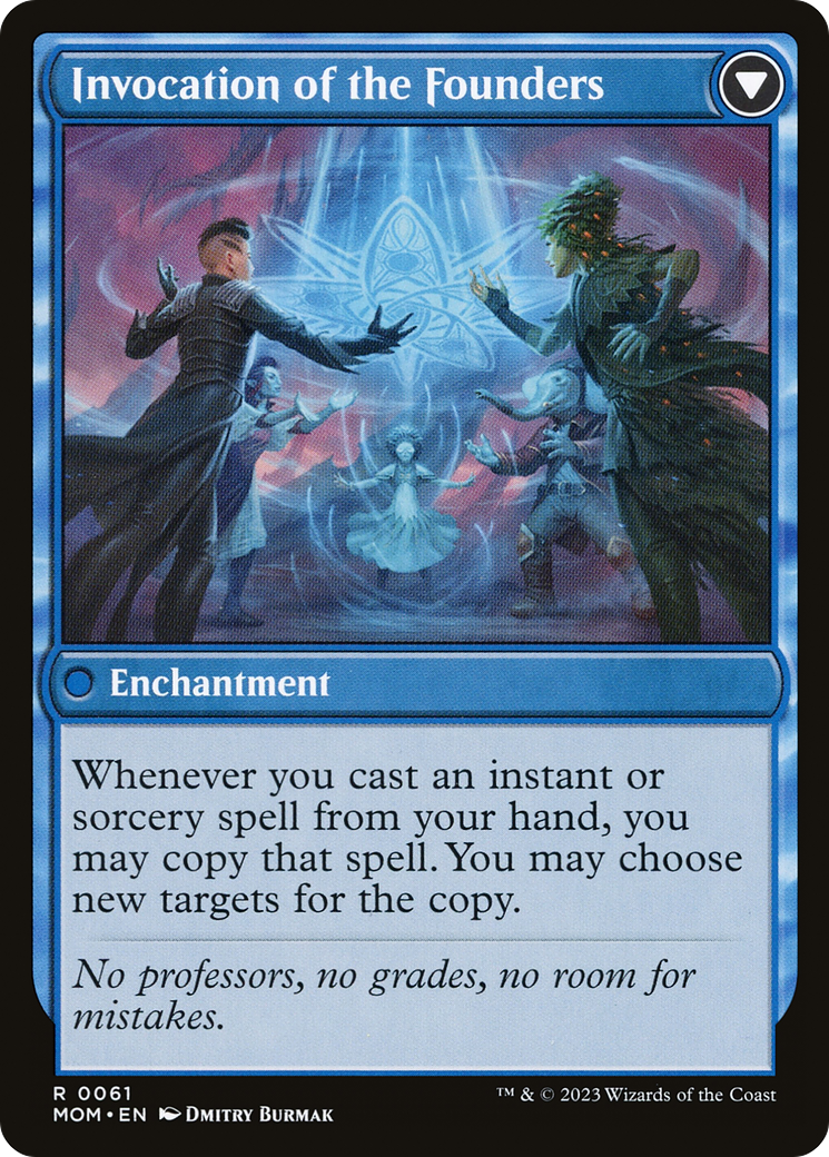 Magic: The Gathering - Invasion of Arcavios // Invocation of the Founders Foil - March of the Machine