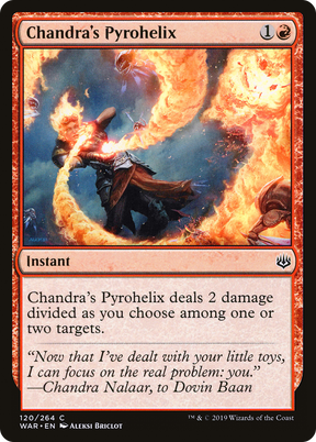 Magic: The Gathering - Chandra's Pyrohelix Foil - War of the Spark