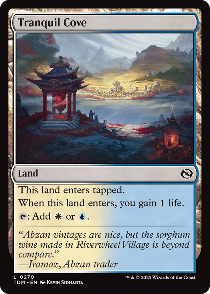 Magic: The Gathering - Tranquil Cove - Tarkir: Dragonstorm