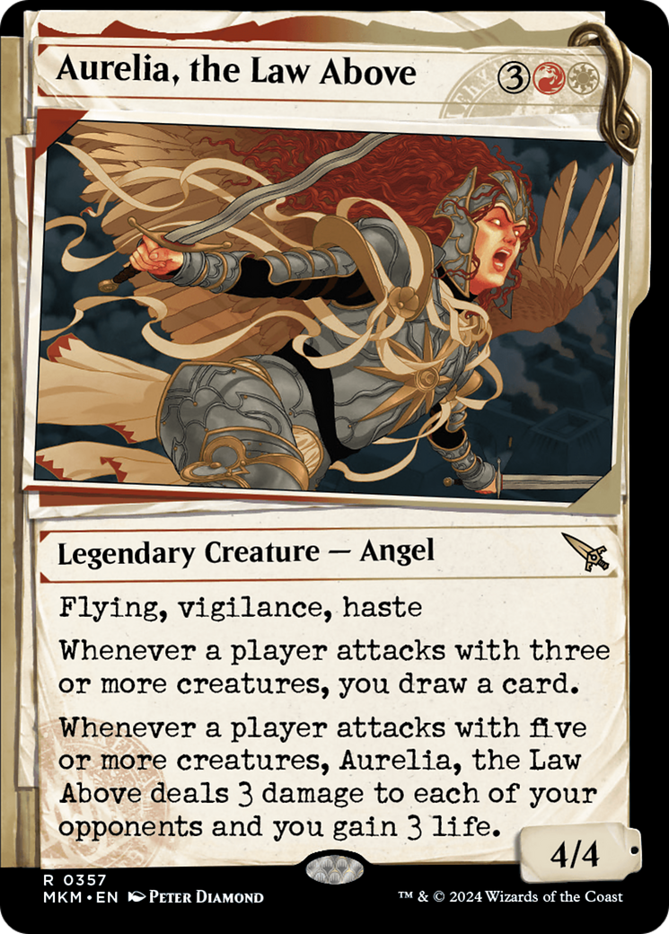 Magic: The Gathering - Aurelia, the Law Above Foil - Murders at Karlov Manor