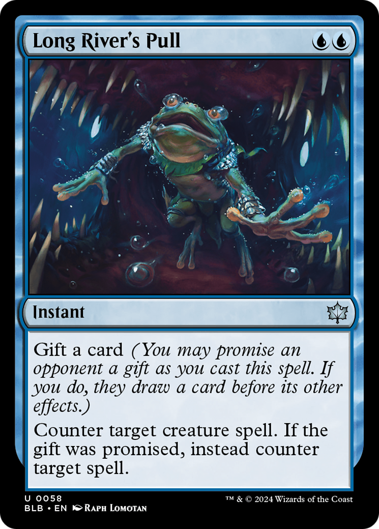 Magic: The Gathering - Long River's Pull Foil - Bloomburrow