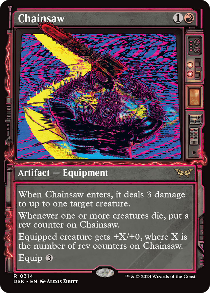 Magic: The Gathering - Chainsaw Foil - Duskmourn: House of Horror