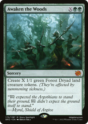 Magic: The Gathering - Awaken the Woods Foil - The Brothers' War