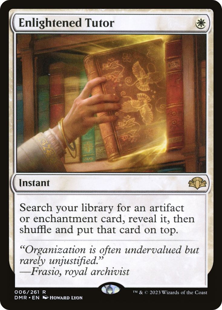 Magic: The Gathering - Enlightened Tutor Foil - Dominaria Remastered