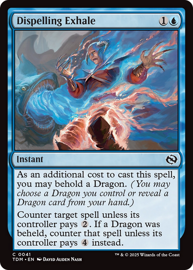 Magic: The Gathering - Dispelling Exhale Foil - Tarkir: Dragonstorm