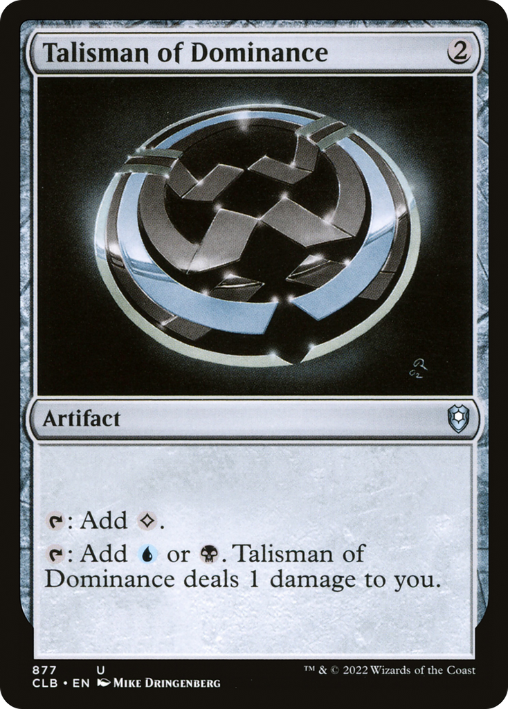 Magic: The Gathering - Talisman of Dominance - Commander Legends: Battle for Baldur's Gate