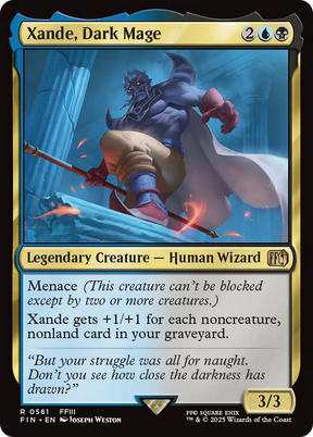 Magic: The Gathering - Xande, Dark Mage - Final Fantasy