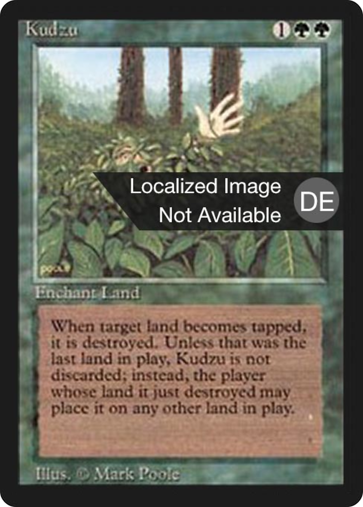 Magic: The Gathering - Kudzu - Foreign Black Border