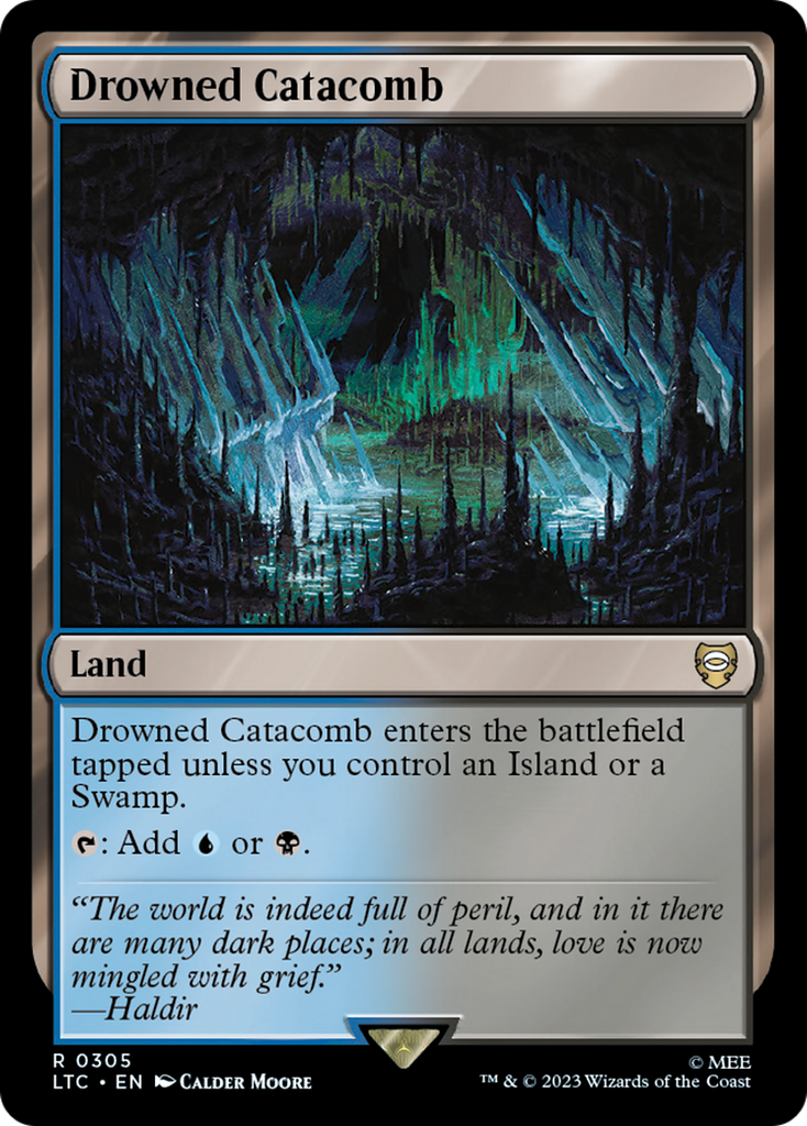 Magic: The Gathering - Drowned Catacomb - Tales of Middle-earth Commander