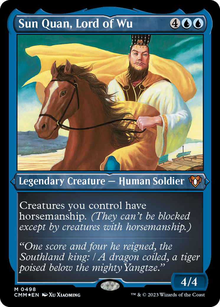 Magic: The Gathering - Sun Quan, Lord of Wu Foil - Commander Masters