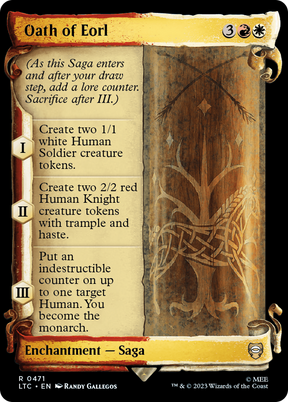 Magic: The Gathering - Oath of Eorl - Tales of Middle-earth Commander