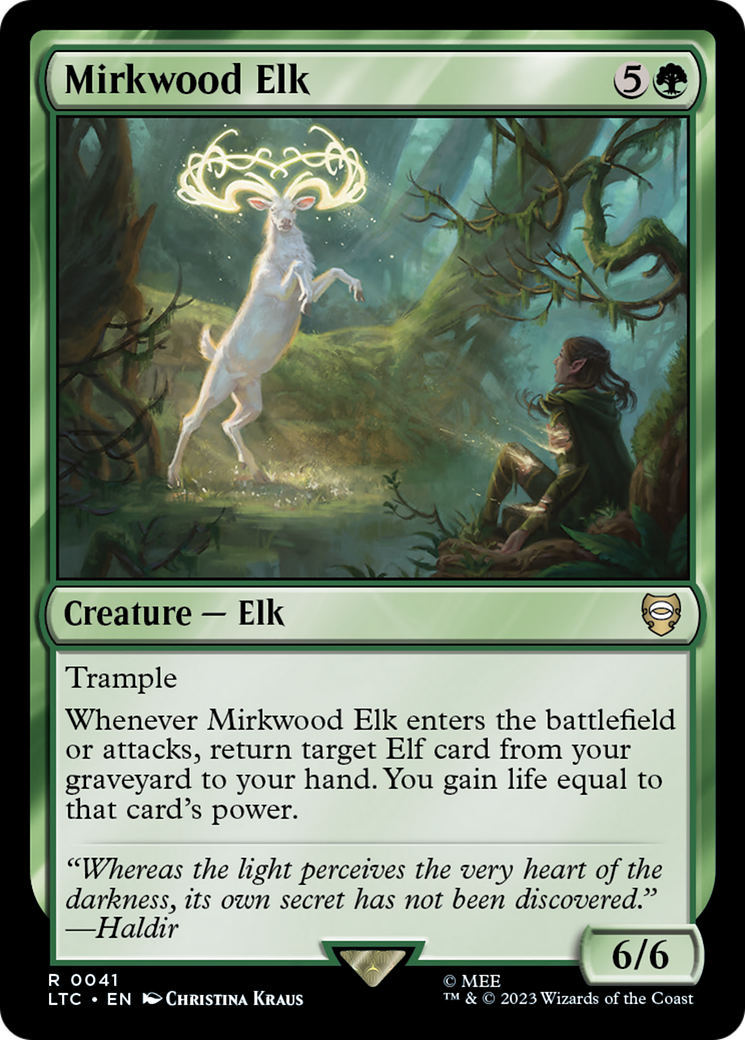 Magic: The Gathering - Mirkwood Elk - Tales of Middle-earth Commander