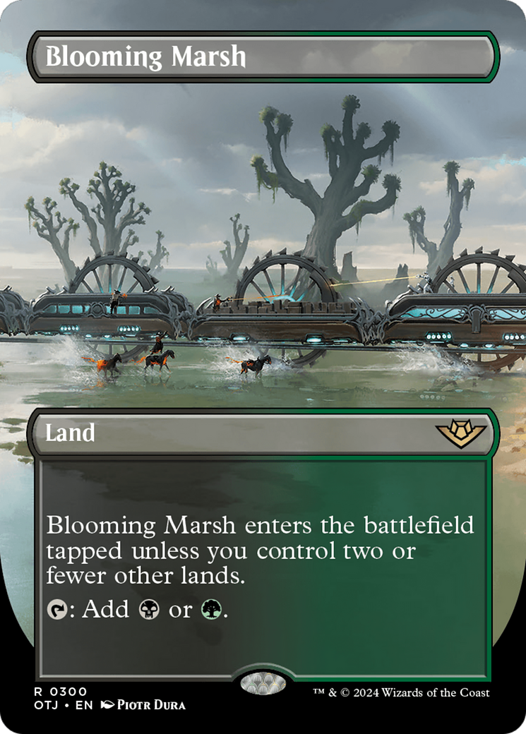 Magic: The Gathering - Blooming Marsh Foil - Outlaws of Thunder Junction