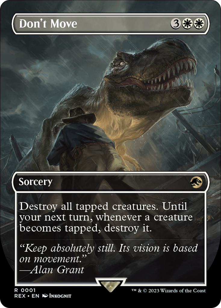 Magic: The Gathering - Don't Move - Jurassic World Collection