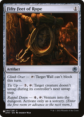 Magic: The Gathering - Fifty Feet of Rope - The List