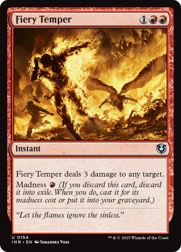 Magic: The Gathering - Fiery Temper - Innistrad Remastered