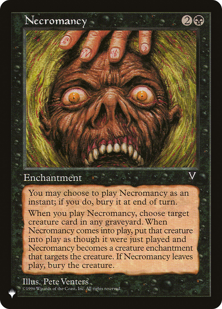 Magic: The Gathering - Necromancy - The List