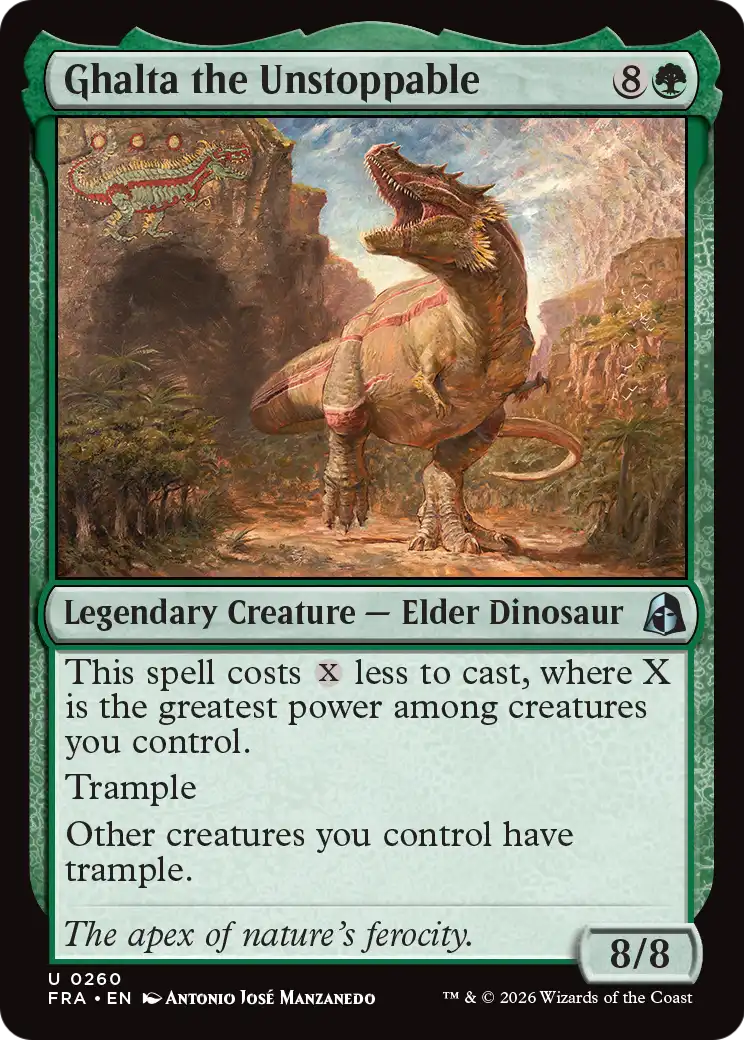 Magic: The Gathering - Ghalta the Unstoppable - Reality Fracture