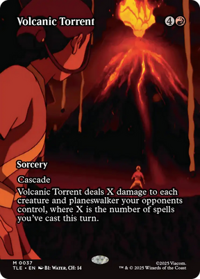 Magic: The Gathering - Volcanic Torrent Foil - Avatar: The Last Airbender Eternal