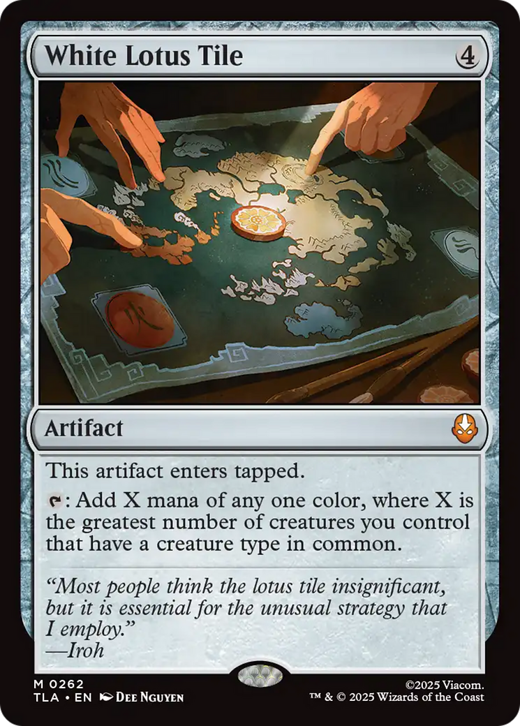 Magic: The Gathering - White Lotus Tile Foil - Avatar: The Last Airbender