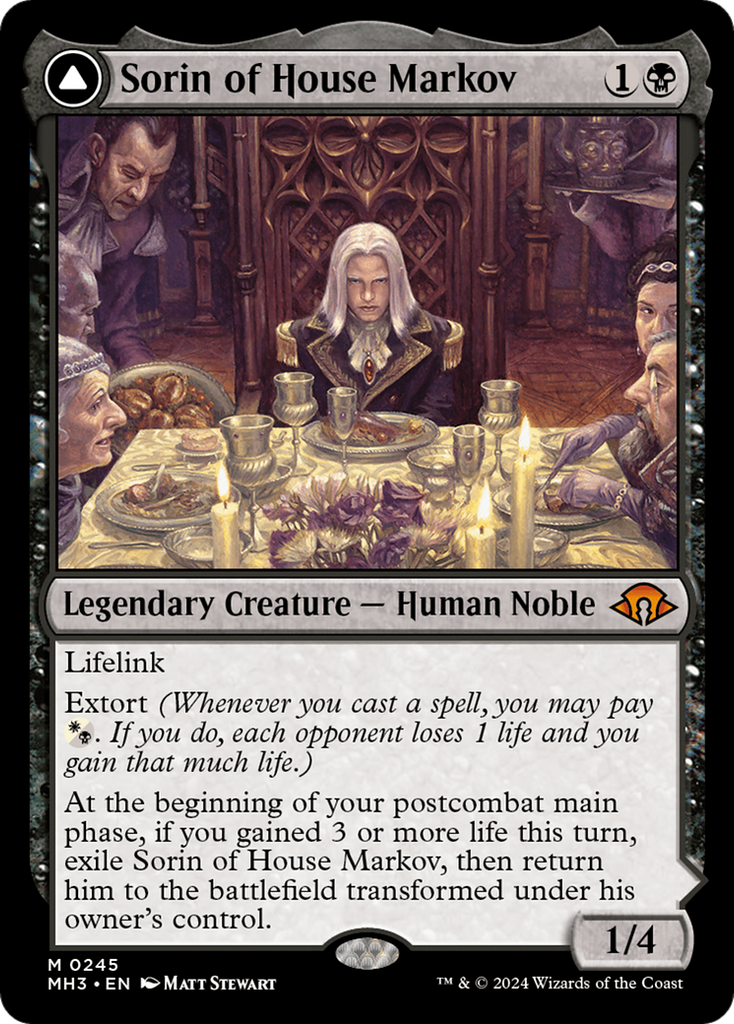 Magic: The Gathering - Sorin of House Markov // Sorin, Ravenous Neonate - Modern Horizons 3