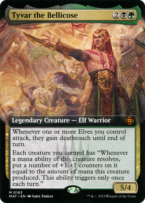 Magic: The Gathering - Tyvar the Bellicose Foil - March of the Machine: The Aftermath