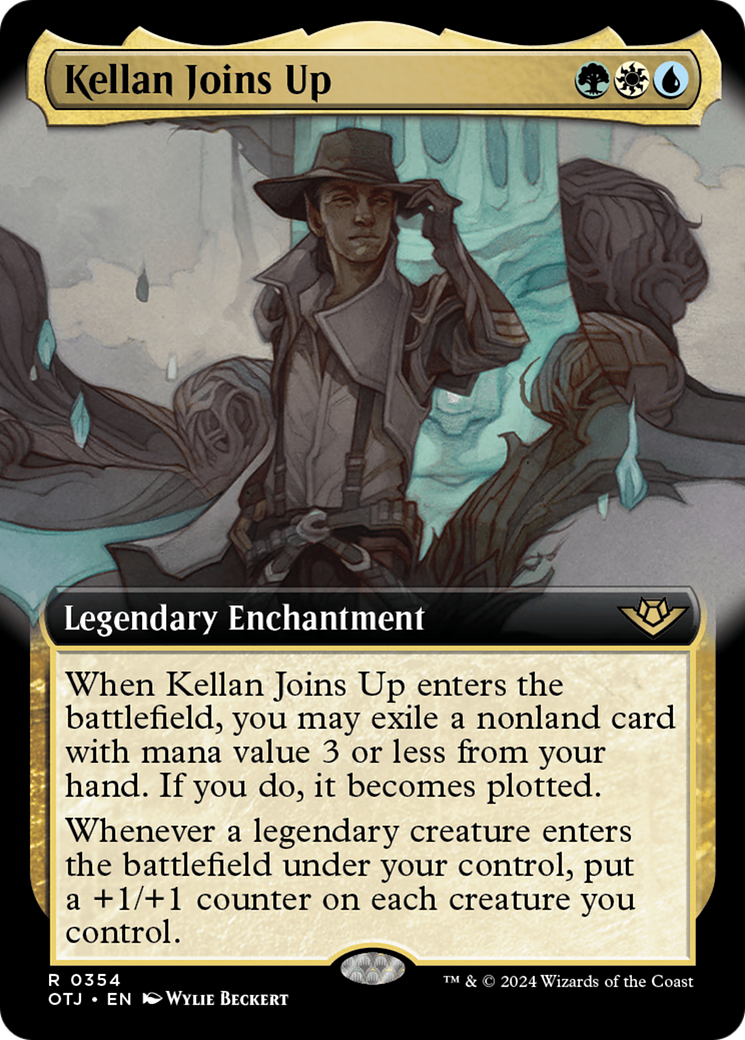Magic: The Gathering - Kellan Joins Up Foil - Outlaws of Thunder Junction