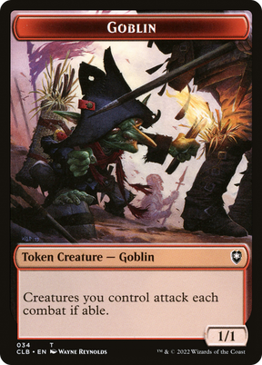 Magic: The Gathering - Goblin Token - Battle for Baldur's Gate Tokens