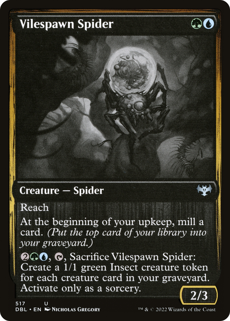 Magic: The Gathering - Vilespawn Spider - Innistrad: Double Feature