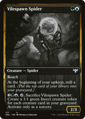 Magic: The Gathering - Vilespawn Spider - Innistrad: Double Feature