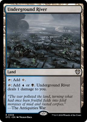 Magic: The Gathering - Underground River - Outlaws of Thunder Junction Commander