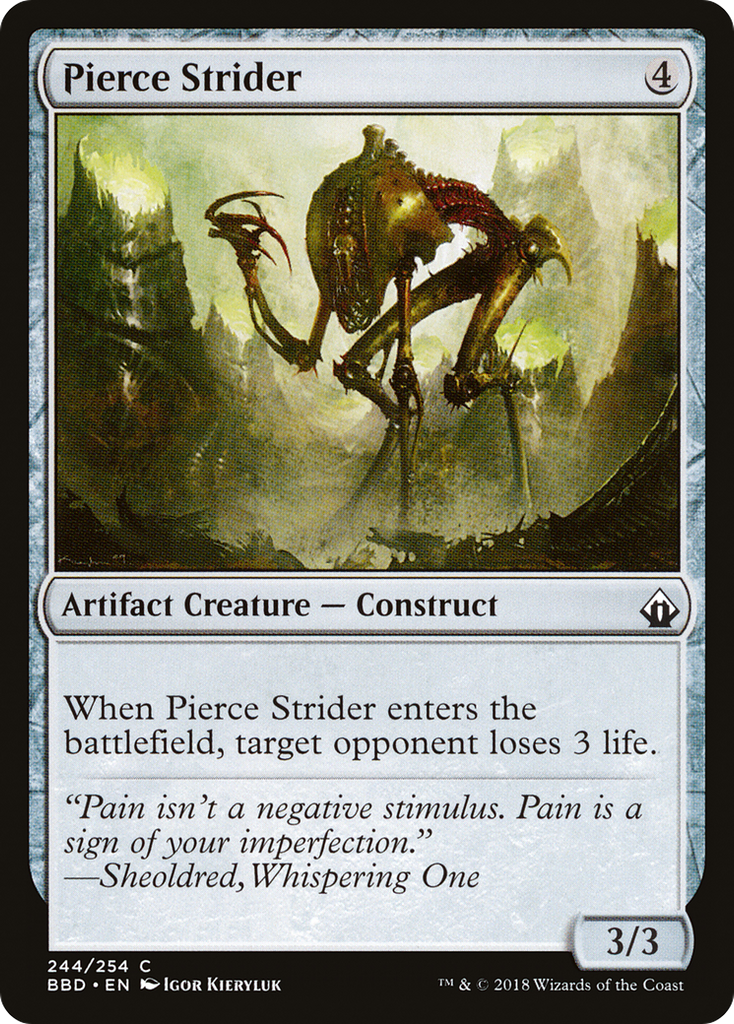 Magic: The Gathering - Pierce Strider Foil - Battlebond