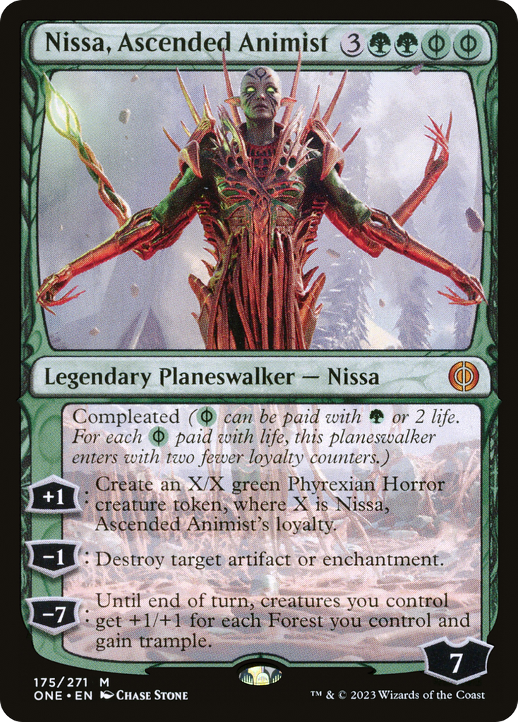 Magic: The Gathering - Nissa, Ascended Animist - Phyrexia: All Will Be One