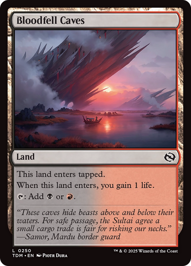 Magic: The Gathering - Bloodfell Caves - Tarkir: Dragonstorm