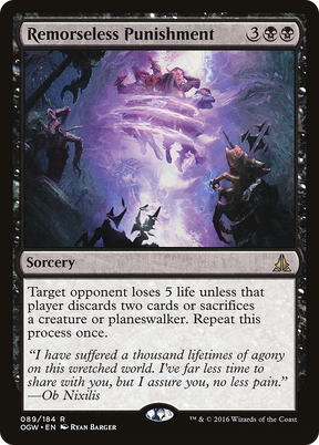 Magic: The Gathering - Remorseless Punishment Foil - Oath of the Gatewatch