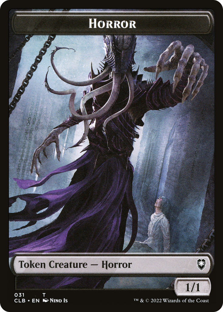 Magic: The Gathering - Horror Token - Battle for Baldur's Gate Tokens