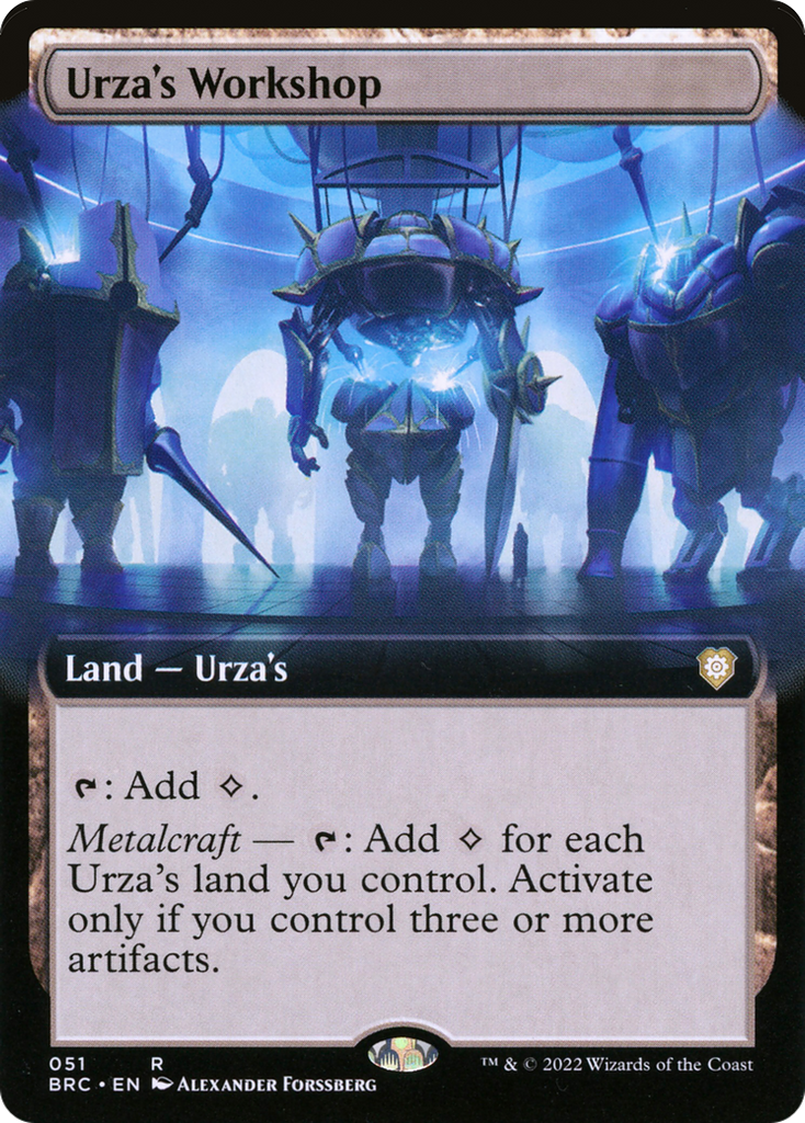 Magic: The Gathering - Urza's Workshop Foil - The Brothers' War Commander